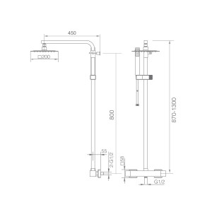 Vigo - Barra de ducha