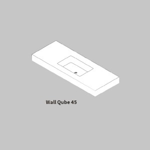 Encimera Wall Qube 45
