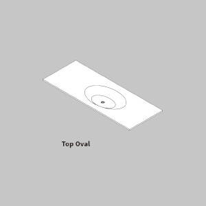 Encimera Top Oval