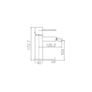 Milos Stick - Grifo bidé