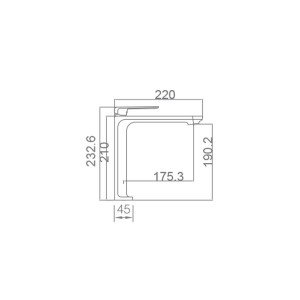 Fiyi - Grifo lavabo alto