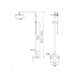 Valencia - Barra de ducha