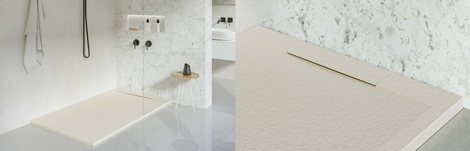 Plato de ducha de resina modelo Liena